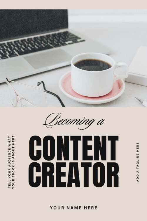 E book Template | How To Become A Content Creator